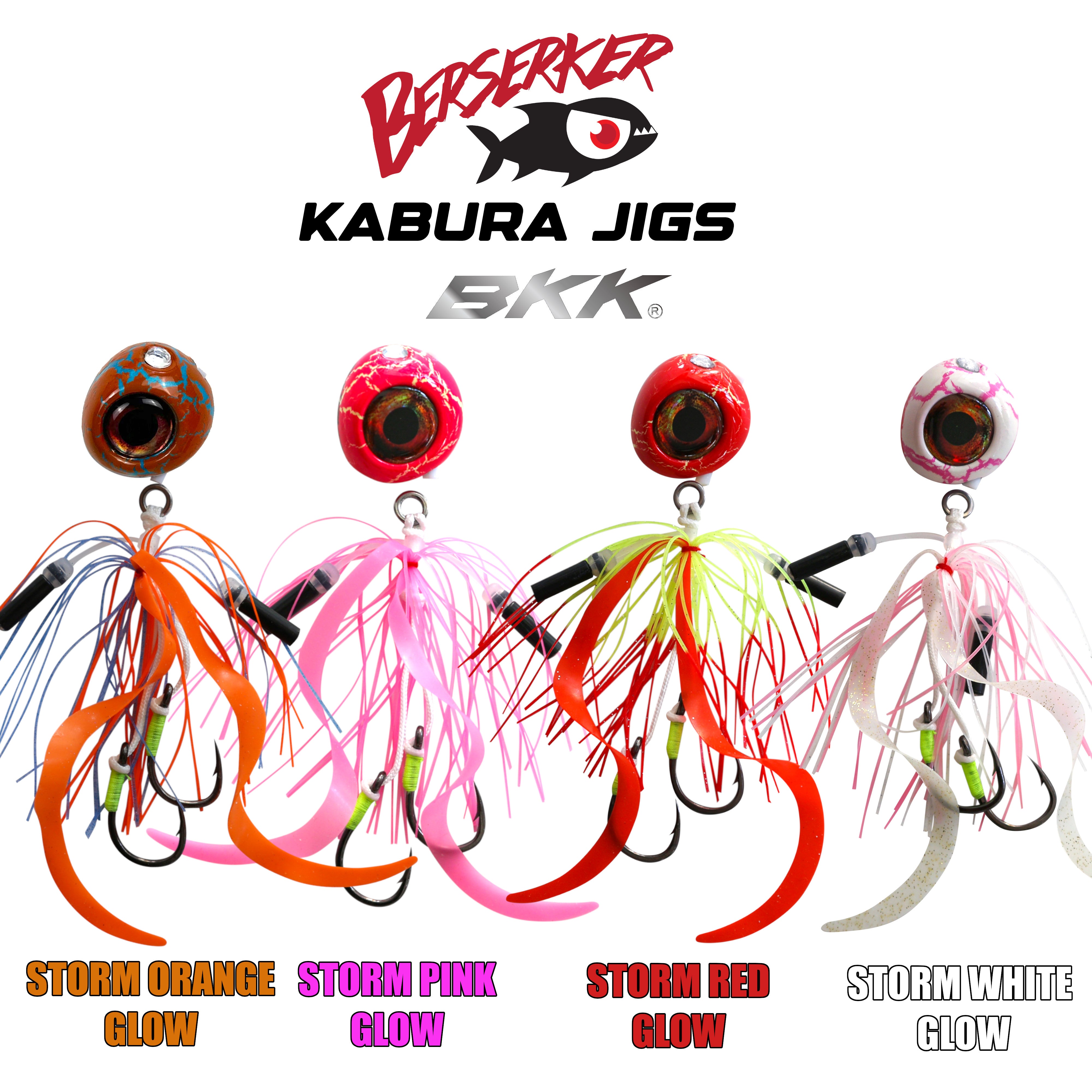 サーモンピンク　落とし穴　PSA9 Berserker Kabura Slider Octo Fishing Jig Lure Value Pack