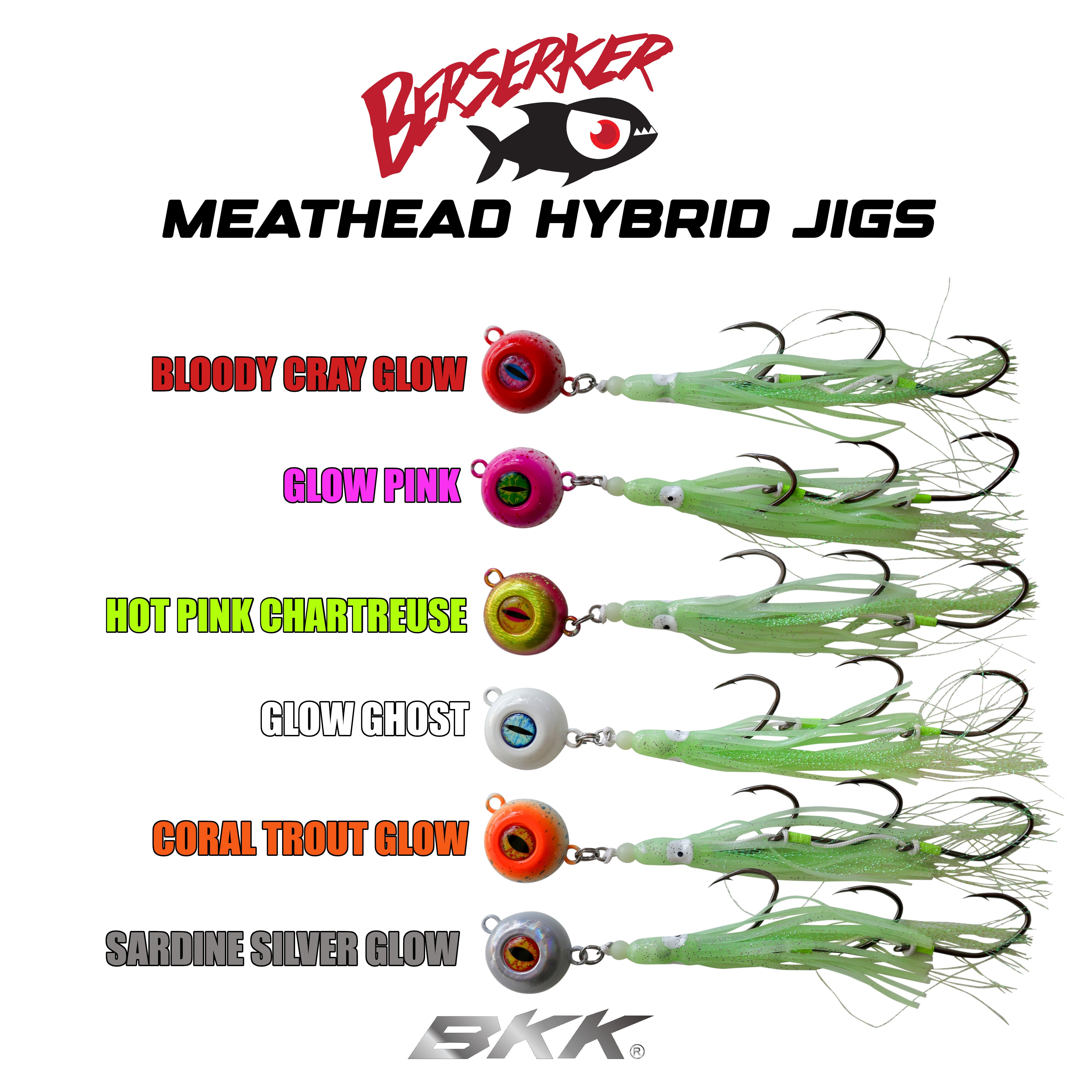 Berserker Hybrid Fishing Jig Lure Value Bundle Pack x 4 – Berserker Fishing