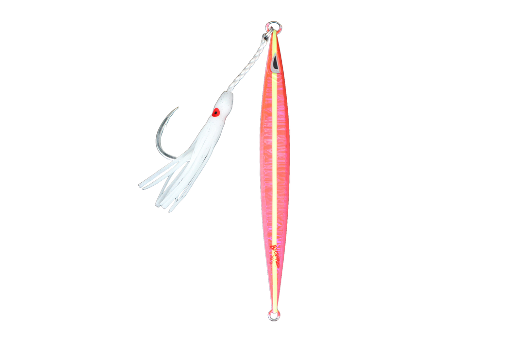 Jaw Slinger Knife Jig Pink Lemonade Glow BKK