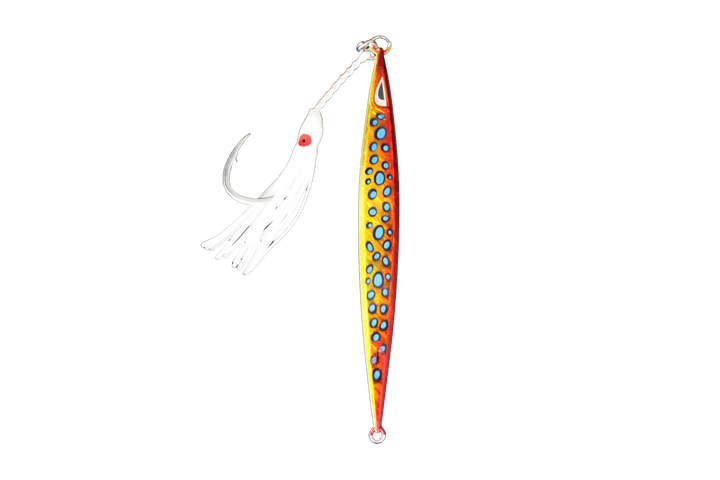 Jaw Slinger Knife Jig Coral Trout Glow BKK