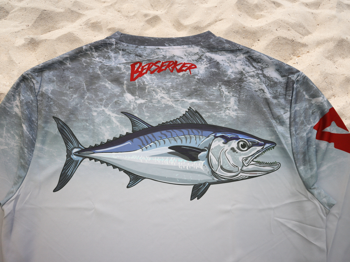 Berserker Long Sleeve Jersey Dogtooth Tuna