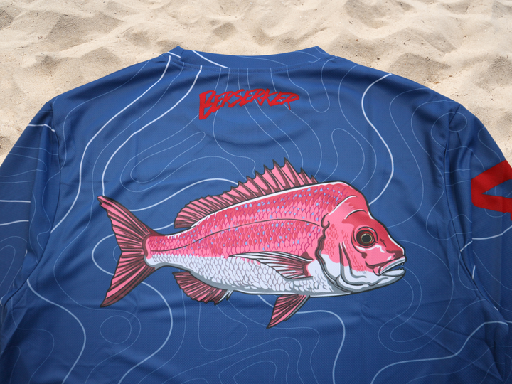 Berserker Long Sleeve Jersey Pink Snapper