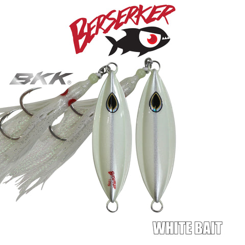 Chaos Jig Blue White Bait Glow - Gen 2 BKK