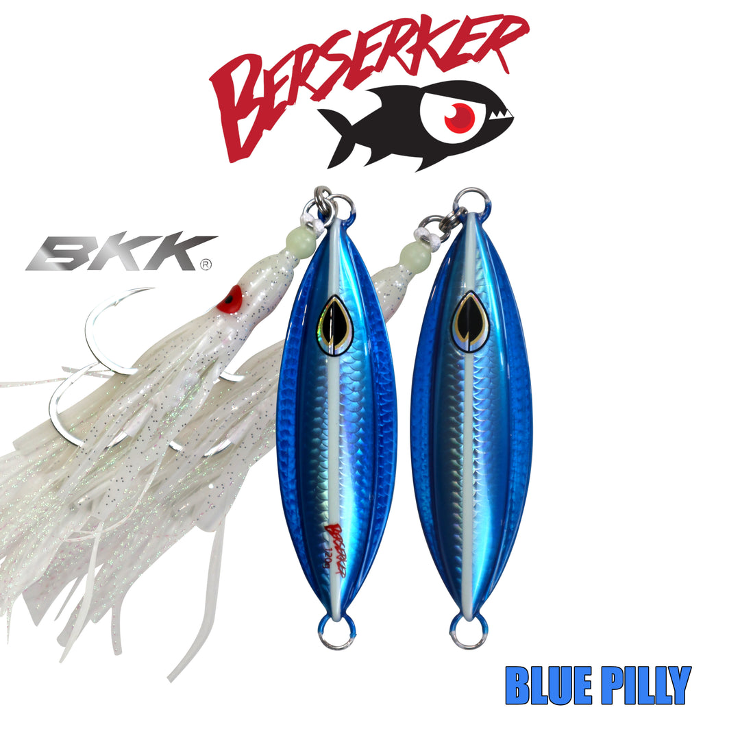 berserkr fishing lure Drifter Tackle 9" STRAIGHT Super Stalker Team Rhino Outdoors LLC The Berserker Meathead Gen 3 100g Hybrid Jig delivers quick sinking action Berserker Fishing