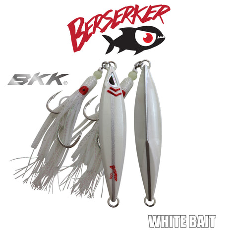 Jaw Slinger Jig White Bait BKK