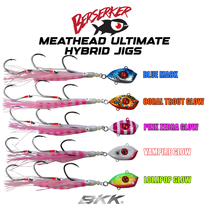 Meathead Hybrid Jig Ultimate BKK Value Bundle Packs x 4 - Limited Edition
