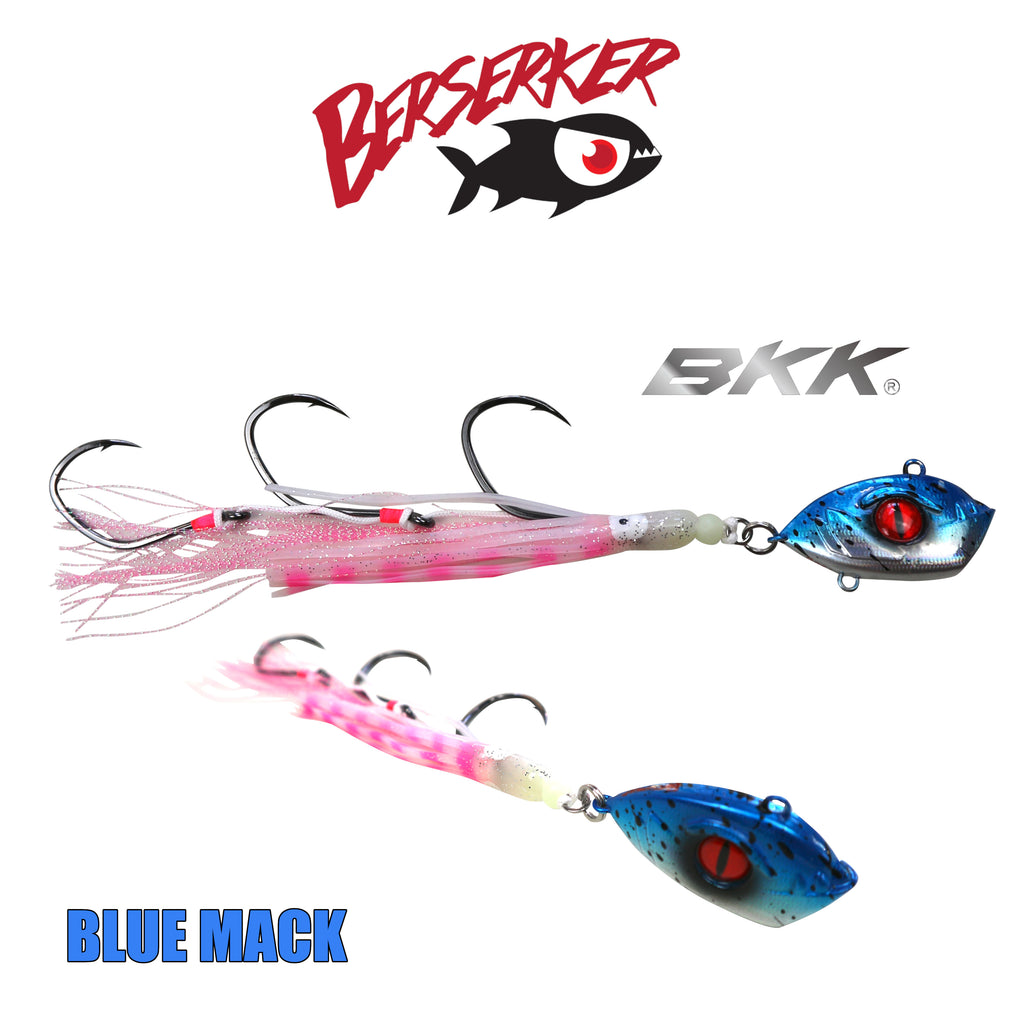 berserkr fishing lure Freestyler V2 Orange Tiger / 5 in ideal for targeting predatory fish in mid to deepwater. Meathead Hybrid Jig Ultimate BKK