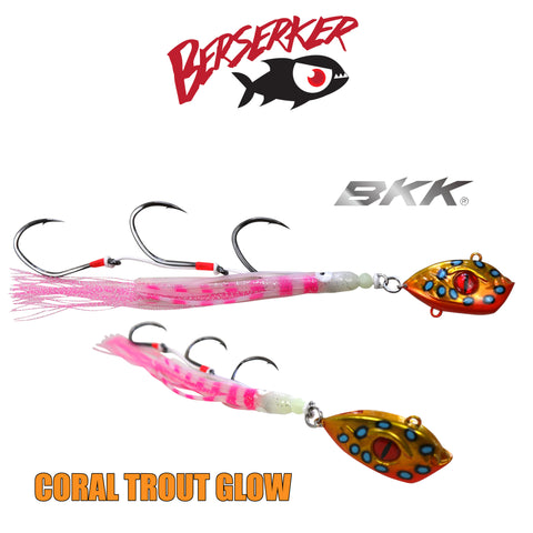 Meathead Hybrid Jig Ultimate BKK -  Coral Trout Glow - Limited Edition