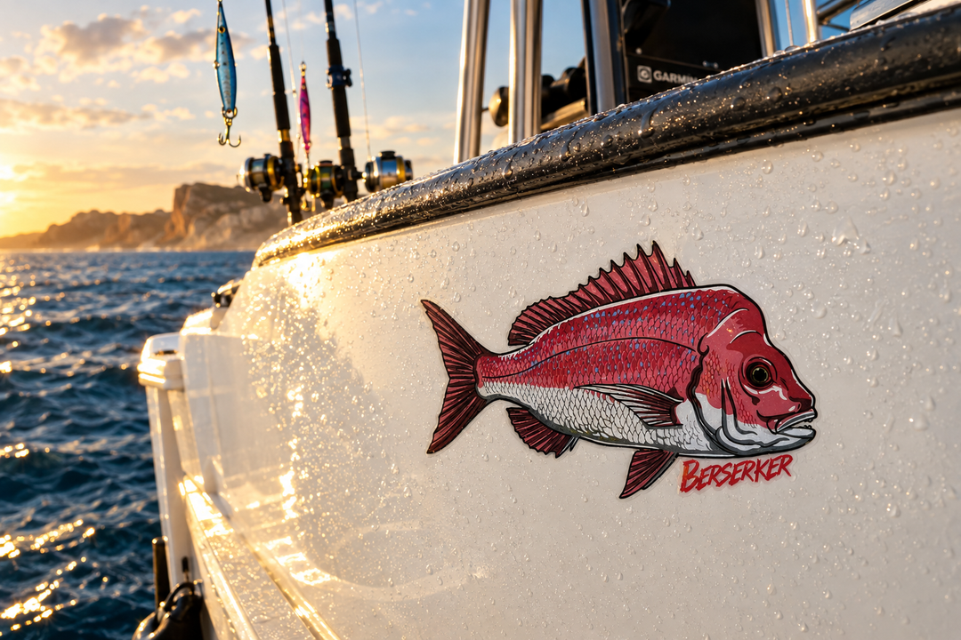 Snapper Vinyl Fish Stickers