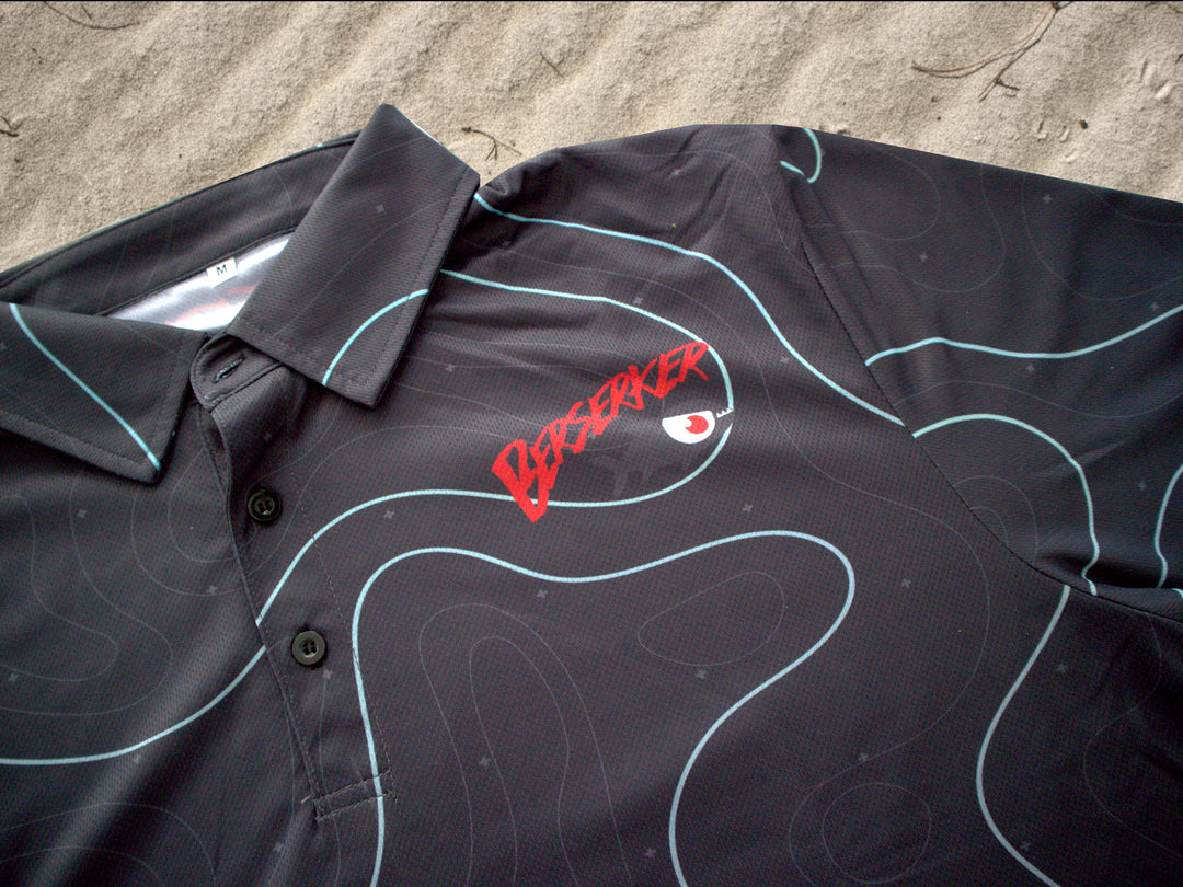 Midnight Contour Fishing Jersey - Red Emperor Edition