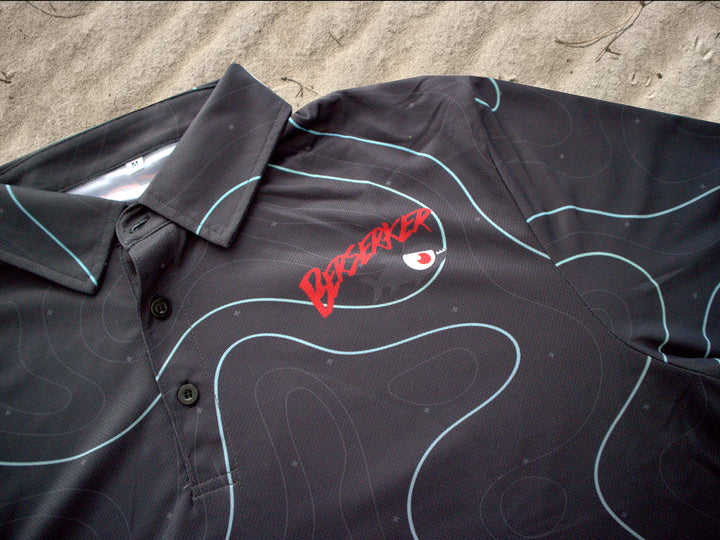 Midnight Contour Fishing Jersey - Red Emperor Edition