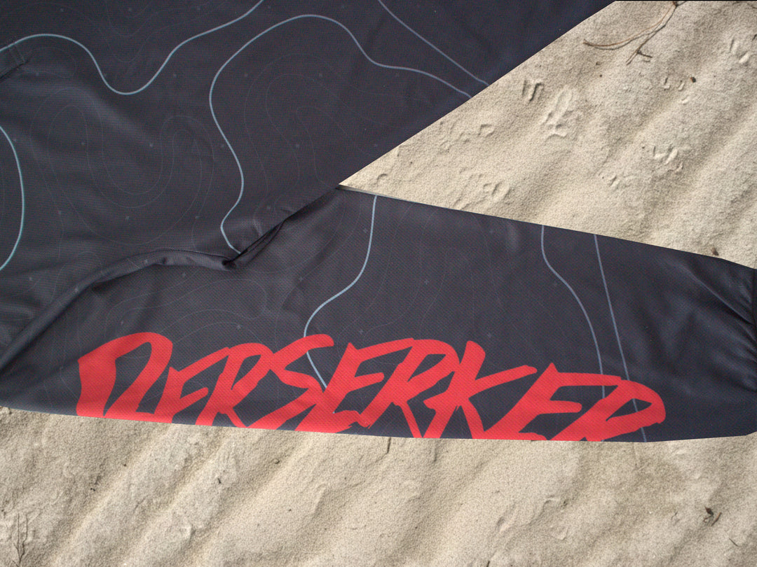 Midnight Contour Fishing Jersey - Red Emperor Edition
