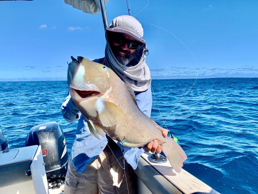Berserker Gyotaku Reefies Fishing Collared Jersey