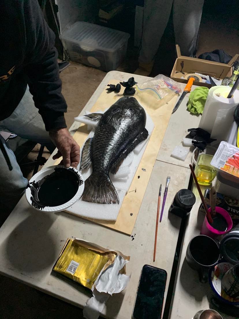 Berserker Gyotaku Reefies Fishing Collared Jersey